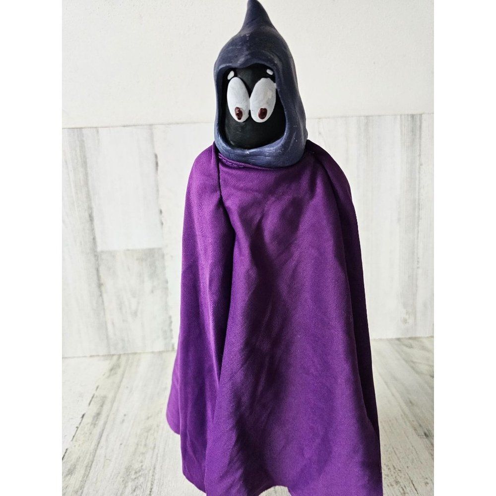 Paper magic purple Ghost hanging vintage Halloween prop office decor 2003